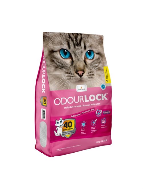 Odur Kattegrus - Baby Powder 10 kg